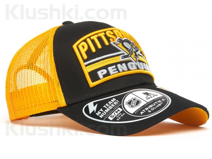 Кепка детская Pittsburgh Penguins №71, черн.-желт., 52-54 (ТМ ATRIBUTIKA&CLUB) Арт 31570