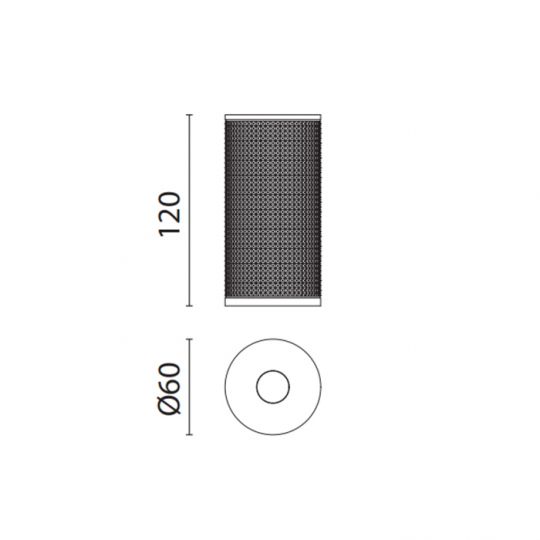 Держатель бритвы Oasis Defile 0AGD015 настольный схема 4