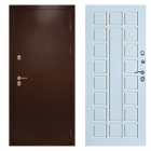 Входная дверь Termo-door Сибирь Антик медь с терморазрывом - Престиж Бежевый матовый