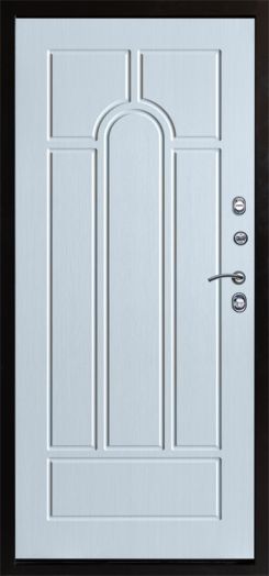 Входная дверь Termo-door Сибирь Антик медь с терморазрывом - Арка Лиственница