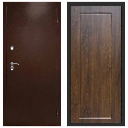 Входная дверь Termo-door Сибирь Антик медь с терморазрывом - Гранд Дуб
