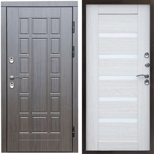 Входная дверь Termo-door Премиум винорит Виргиния Венге с терморазрывом - Царга Лиственница