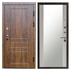 Входная дверь Termo-door Премиум винорит Орегон Дуб с терморазрывом - Зеркало Лиственница