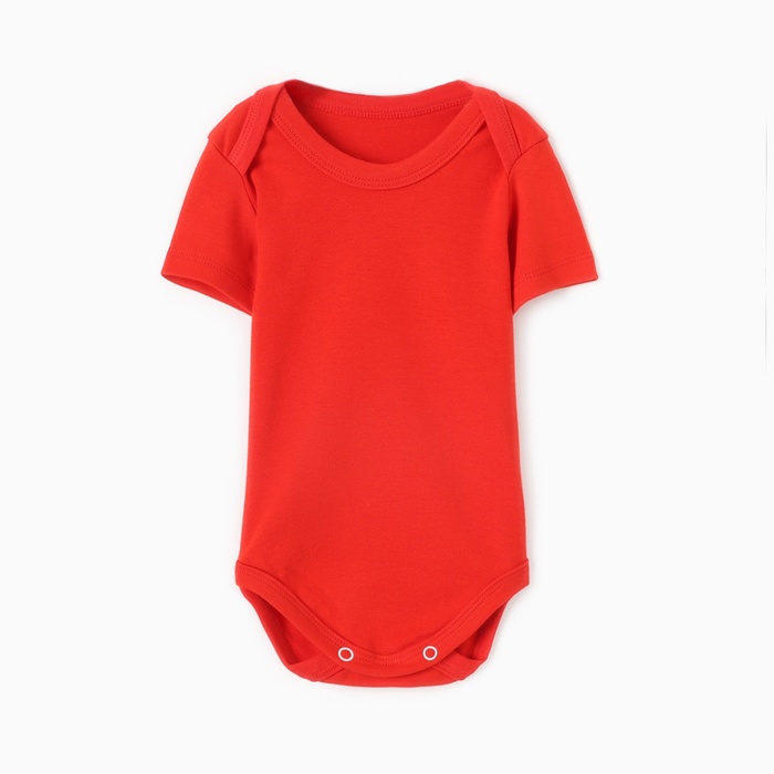 Боди детское Bloom Baby, рост 74 см, красное
