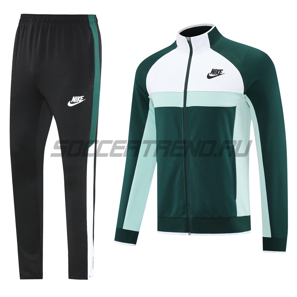 Спортивный костюм Nike(бело-зелёный) 25/26