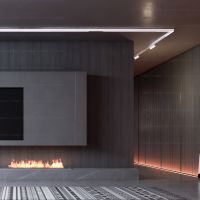 Светильник трековый SKYLINE в интерьере общим планом ST800
