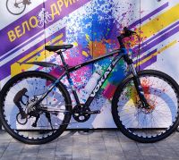 АКЦИЯ! Велосипед 1*9ск 29" Vokat алюминиевый рама 19" черно синий