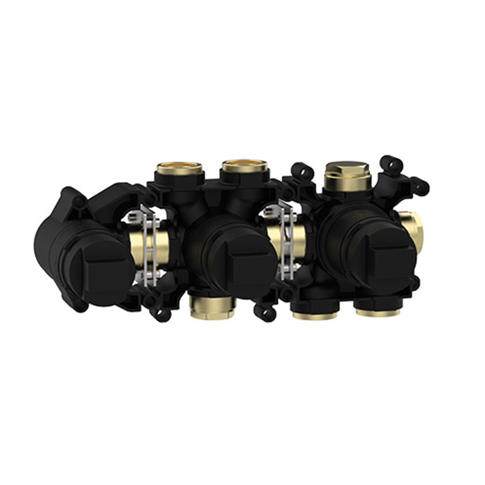 Встраиваемая часть термостатического смесителя Almar Modular с переключателем на 3 положения