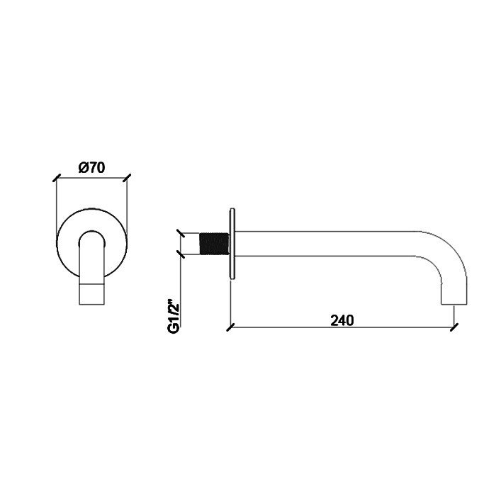 Излив ALMAR  E098007 ФОТО