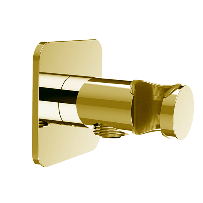 Вывод из стены Almar для душевой лейки, цвет: золото PVD