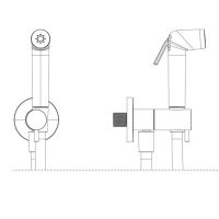Гигиенический душ Almar подключение на холодную воду схема 2