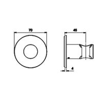 Держатель ручного душа ALMAR  E120012 схема 4