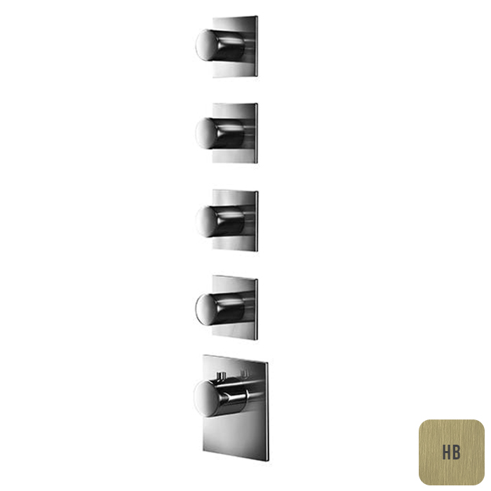 Смеситель для душа встраиваемый термостатический Almar на 4 потребителя