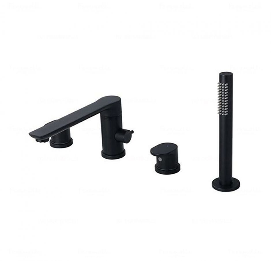 Смеситель на борт ванны Feramolli BL267, черный