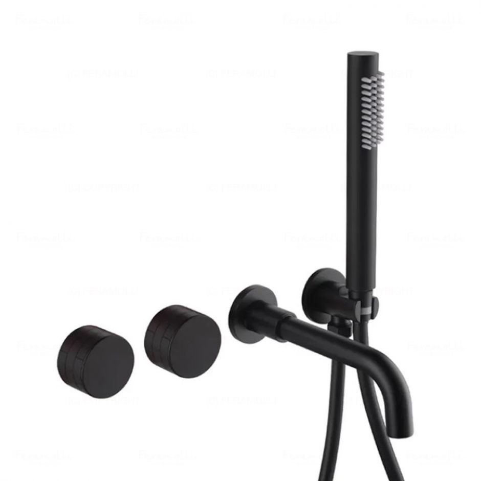 Изображение Комплект для ванны и душа Feramolli BL288, черный