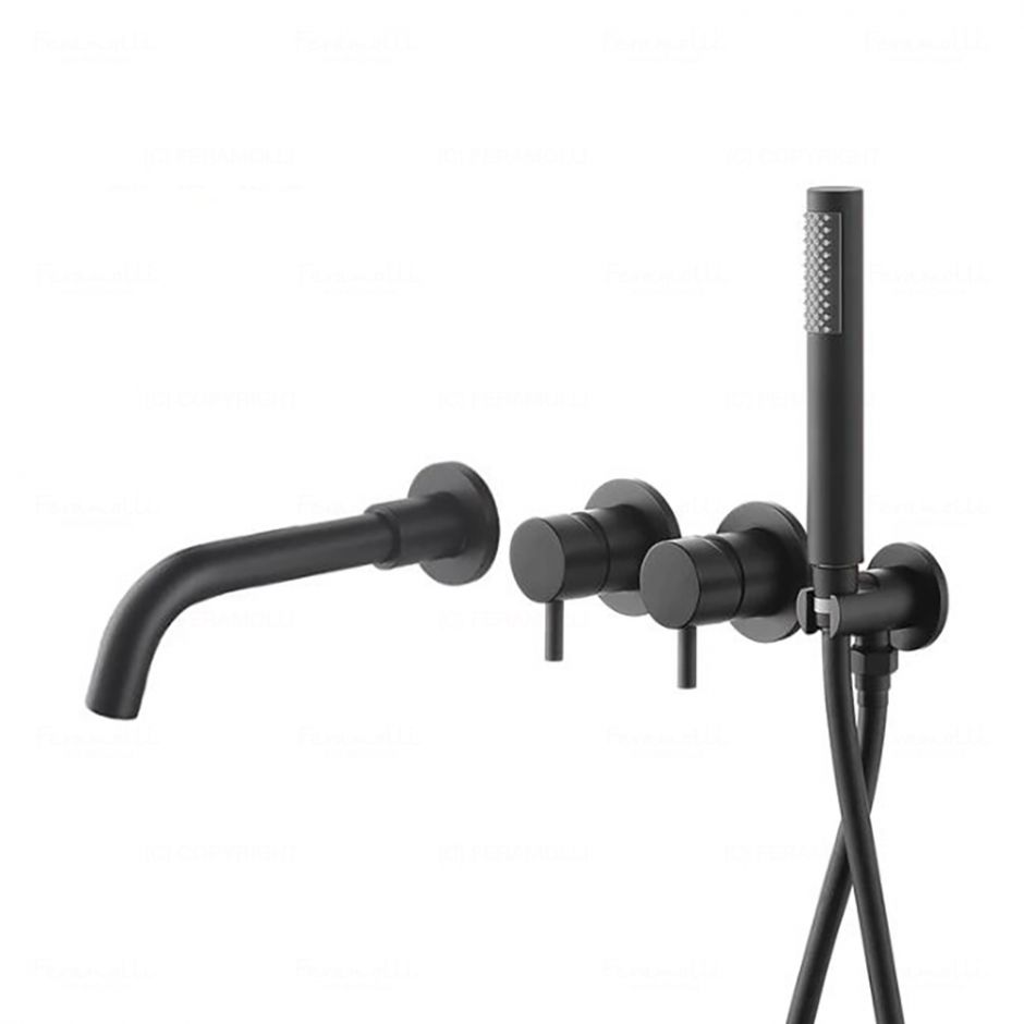 Комплект для ванны и душа Feramolli BL294, черный