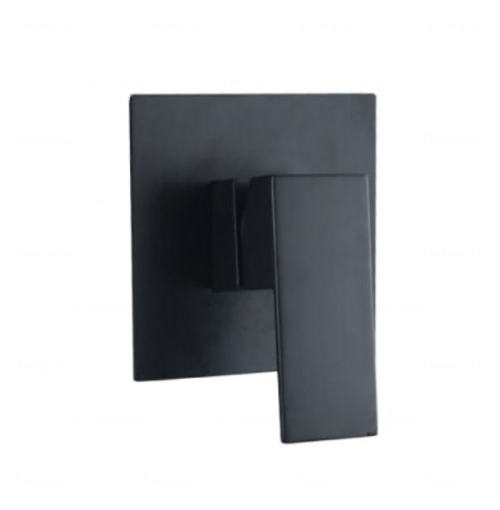 Смеситель однорычажный скрытого монтажа Feramolli BL629, черный цена от 18 468 ₽ Фото Смеситель однорычажный скрытого монтажа Feramolli BL629, черный