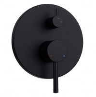 Смеситель однорычажный скрытого монтажа ванна/душ Feramolli BL636, черный схема 1 Смеситель однорычажный скрытого монтажа ванна/душ Feramolli BL636, черный схема 1