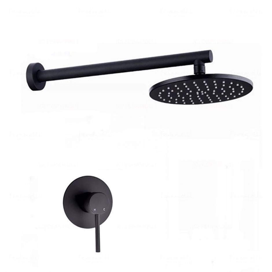 Изображение Душевая система Feramolli BL 702-12 (30см.), черный