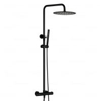 Черная душевая система с термостатом Feramolli BL7157-10, черный схема 1 Черная душевая система с термостатом Feramolli BL7157-10, черный схема 1