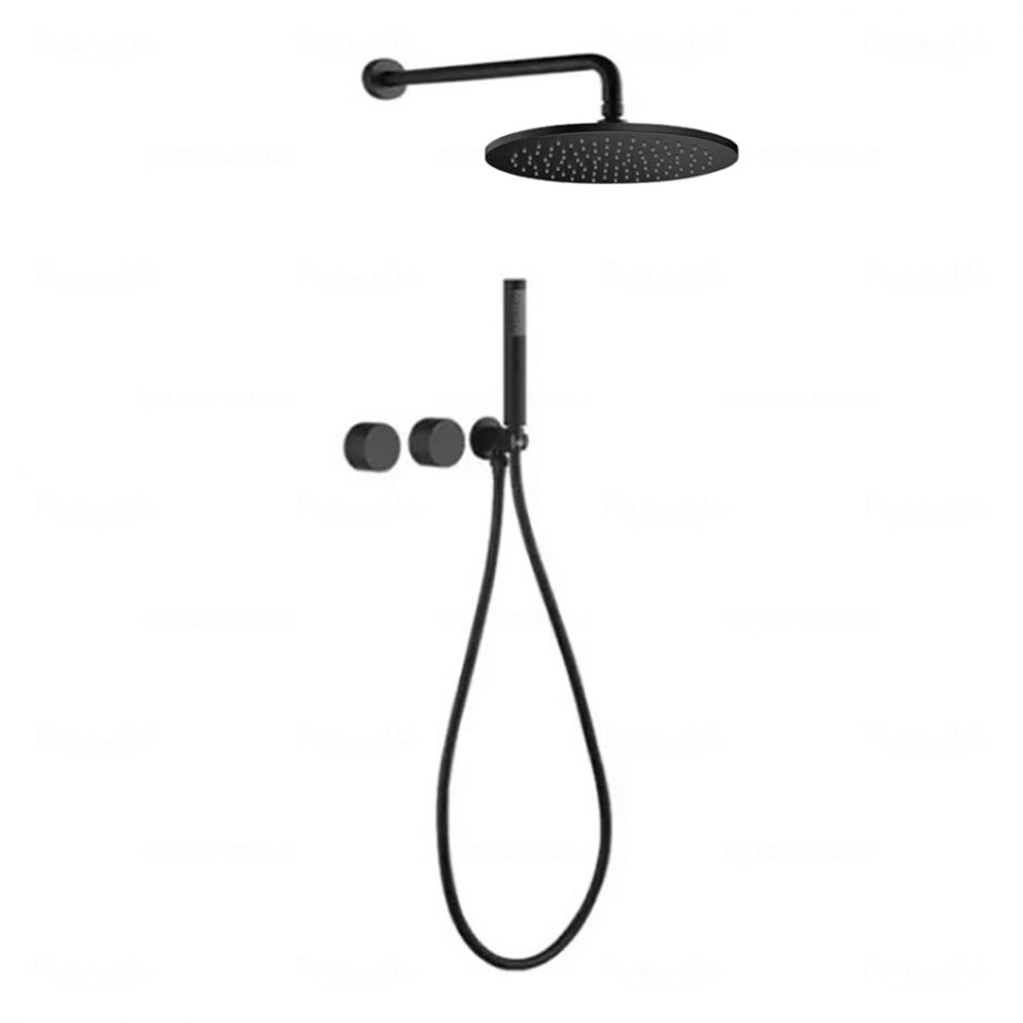 Изображение Душевая система Feramolli BL738-12 (30см.), черный