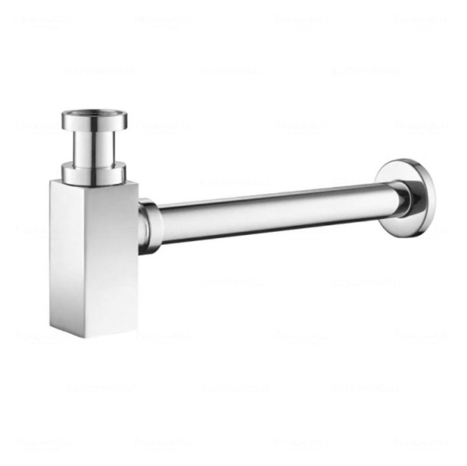 Изображение Квадратный сифон для раковины Feramolli CL089, хром