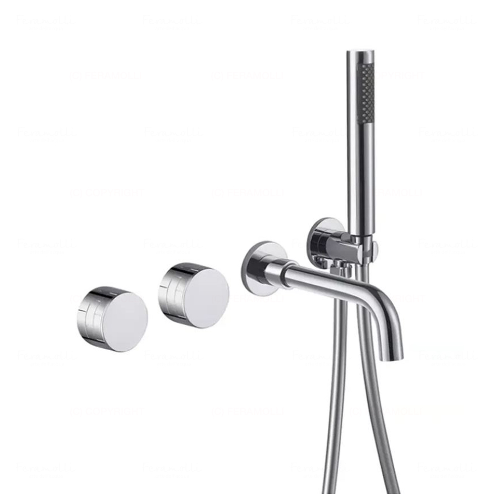 Комплект для ванны и душа Feramolli CL288, хром цена от 68 239 ₽ Фото Комплект для ванны и душа Feramolli CL288, хром