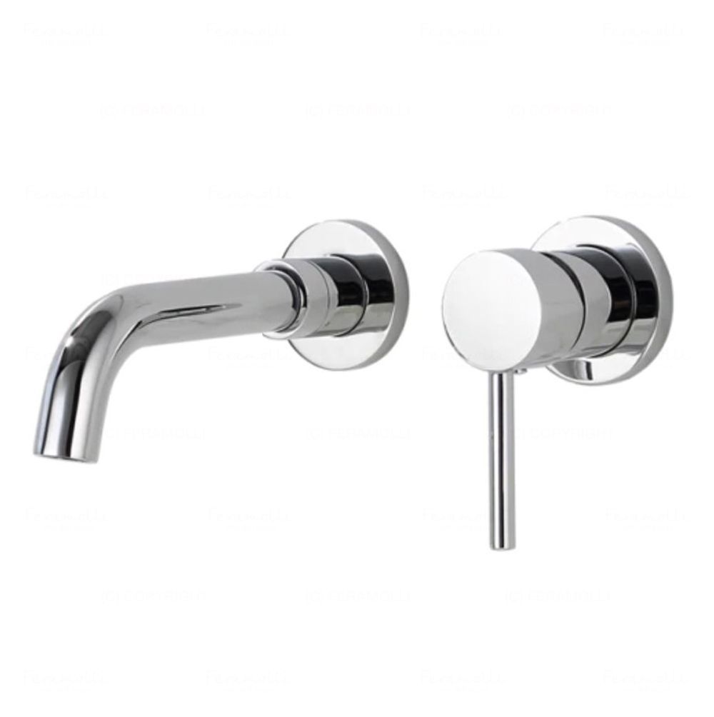 Смеситель для раковины встраиваемый Feramolli CL677-15 (150мм.), хром цена от 24 589 ₽ Фото Смеситель для раковины встраиваемый Feramolli CL677-15 (150мм.), хром