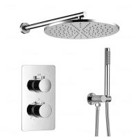 Душевая система с термостатом Feramolli CL705-12 (30см.), хром схема 1