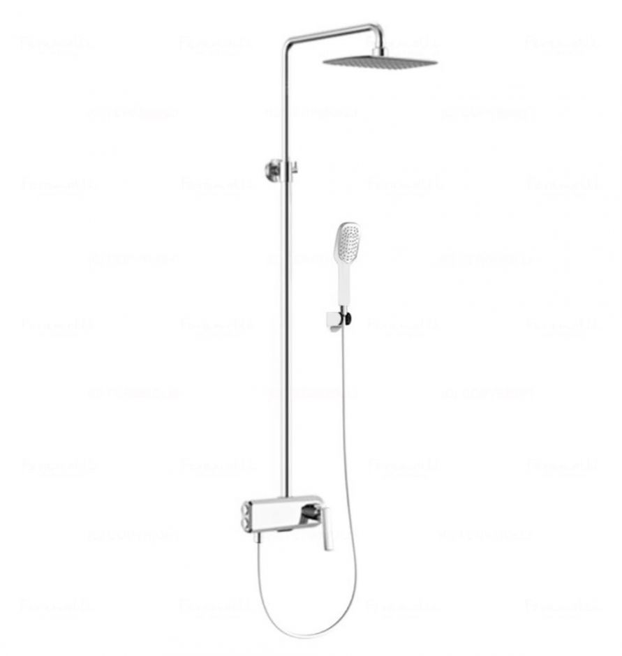 Изображение Хромированная душевая система 3 в 1 Feramolli CL7077, хром