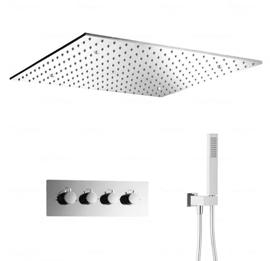 Душевая система с термостатом Feramolli CL787-20 (500мм.), хром