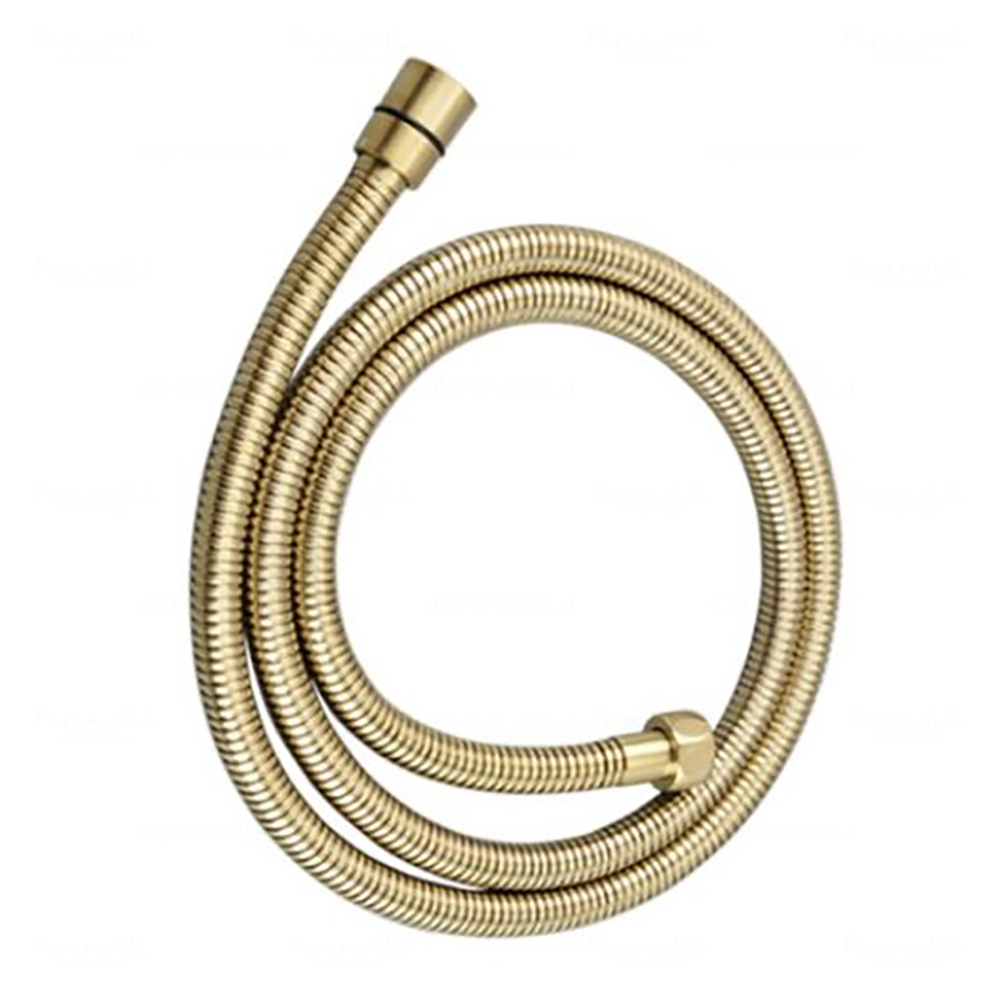 Шланг для душа Feramolli GL029 (1200мм.), золото цена от 2 600 ₽ Фото Шланг для душа Feramolli GL029 (1200мм.), золото