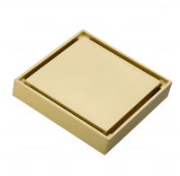 Трап для душа 10x10cm Feramolli GL065, золото схема 1 Трап для душа 10x10cm Feramolli GL065, золото схема 1