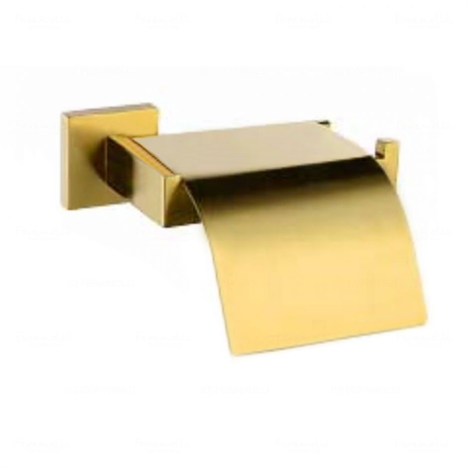 Изображение Бумагодержатель Feramolli GL105 с крышкой, золото