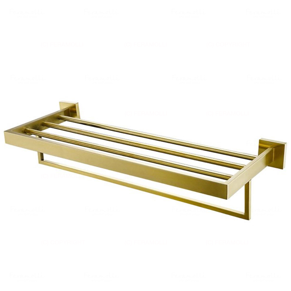 Держатель для полотенец Feramolli GL111, золото цена от 15 668 ₽ Фото Держатель для полотенец Feramolli GL111, золото