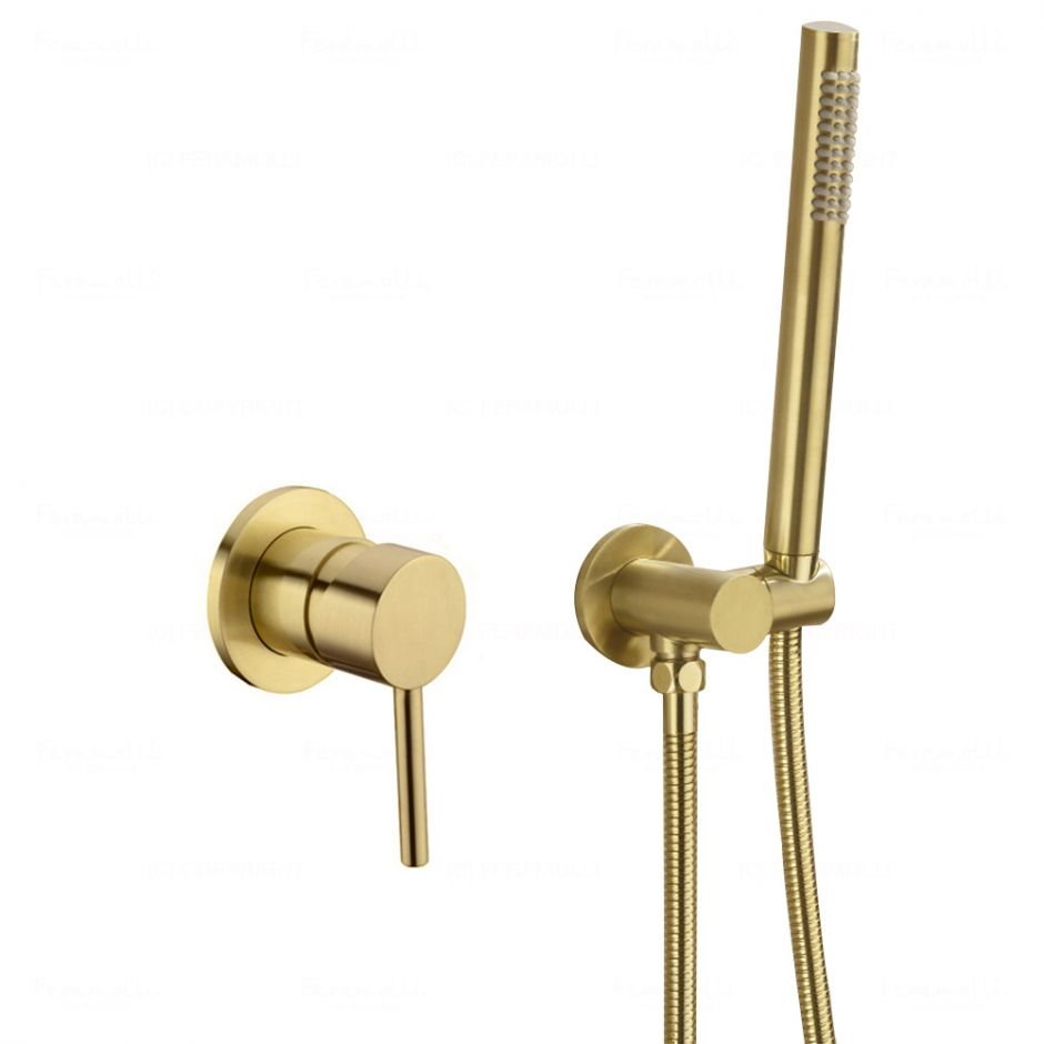 Изображение Комплект для душа Feramolli GL226, золото