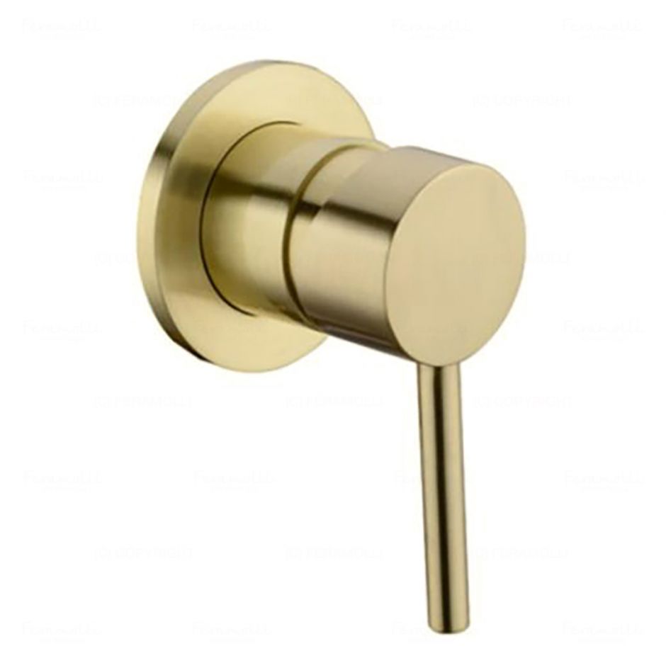 Смеситель однорычажный скрытого монтажа Feramolli GL627, золото