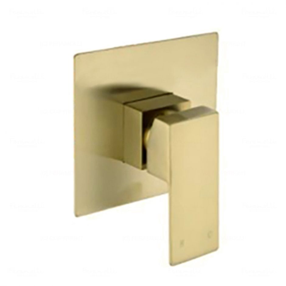 Изображение Смеситель однорычажный скрытого монтажа Feramolli GL629, золото