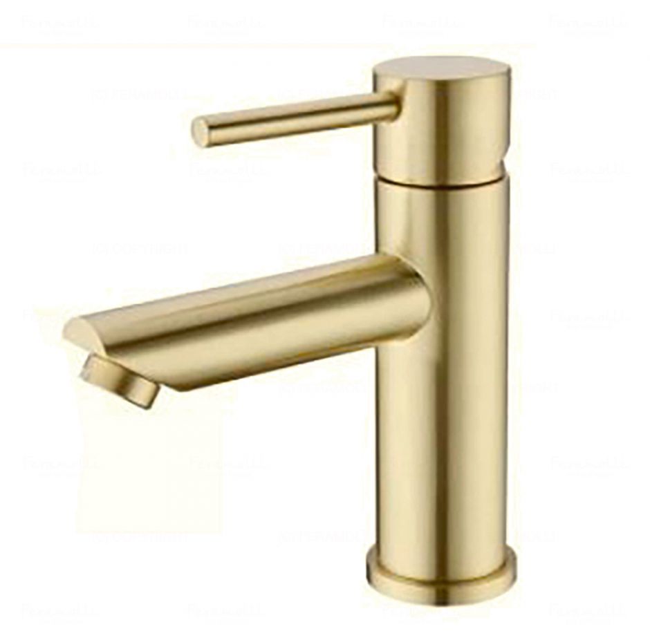 Смеситель для раковины Feramolli GL648, золото