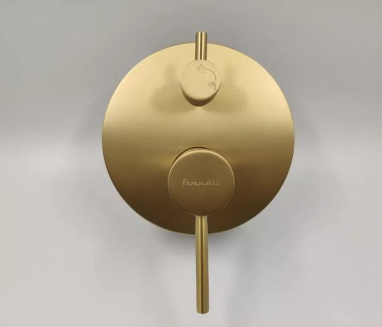 Душевая система Feramolli GL703-12 (30см.), золото схема 5