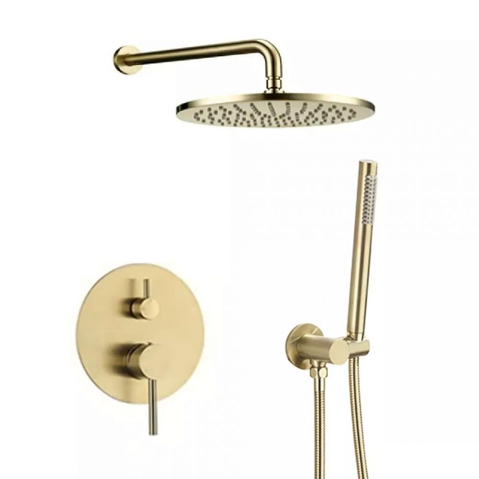 Изображение Душевая система Feramolli 3in1 GL733-12 (30см.), золото