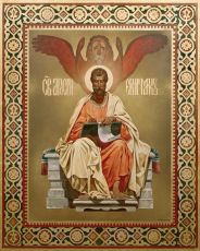 Икона Апостола Марка: Символ веры и просвещения (рукописная)
