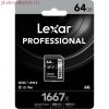Карта памяти 64Gb Lexar Professional SILVER SDXC UHS-II V60 U3 W/R 250/120 mb/s 1667x (LSD64GCB1667)