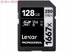 Карта памяти 128GB Lexar Professional SDXC UHS-II (250/120mb/s) C10 V60 U3 (LSD128CB1667)