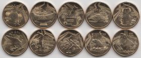 Австралия Набор 10 монет "Большие австралийские вещи" 2023 год UNC