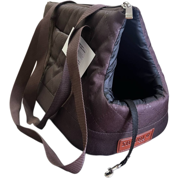 Сумка - переноска для животных Saival Lady коричневая 35*21*21 см