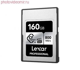 Карта памяти Lexar CFexpress Type A 160GB Professional SILVER Series (R800/W700)