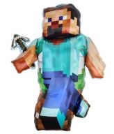 Шар фольга Фигура 84 см Человек Пиксельный