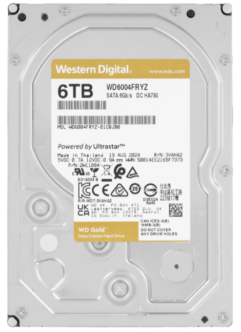 6 ТБ Жесткий диск Western Digital Gold