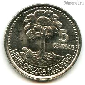 Гватемала 5 сентаво 2006
